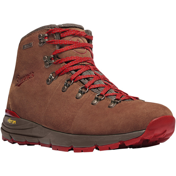 Danner 62245 Women's Mountain 600 4.5" Boots, Brown/Red