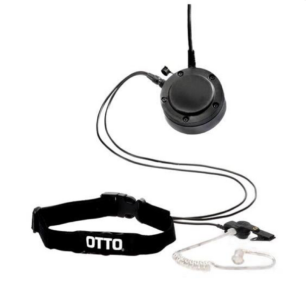 OTTO Professional Throat Microphone System For Motorola Radios