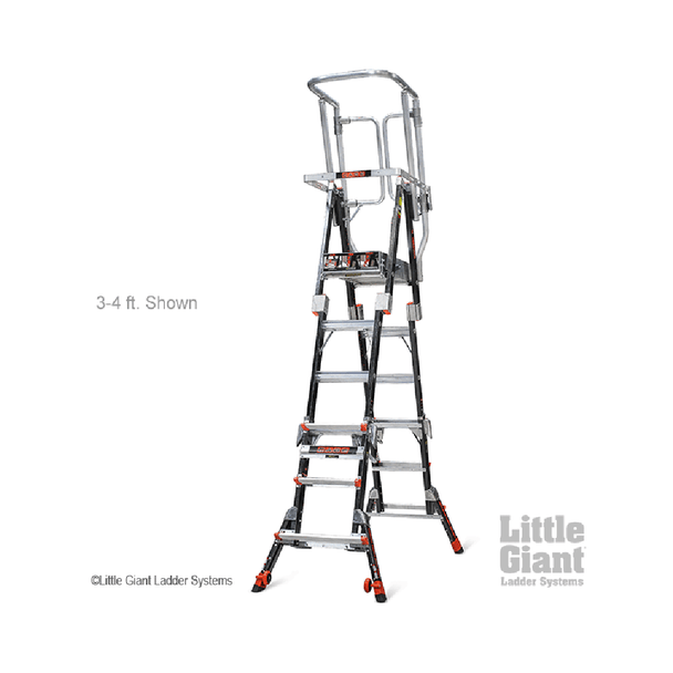 Little Giant Compact Safety Cage Ladders