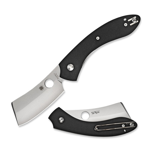 Spyderco C177GP ROC Cleaver Folding Knife 3" Plain Blade