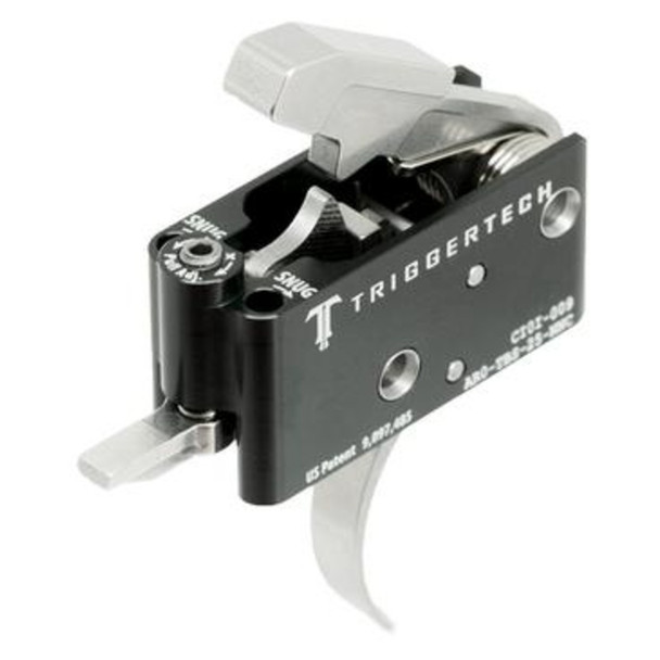 TriggerTech Adaptable AR Primary Trigger, Curved / 2 Stage