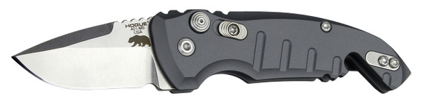 Hogue 24122 Microswitch Automatic Knife 1.95" Drop Point Plain Edge CA Legal