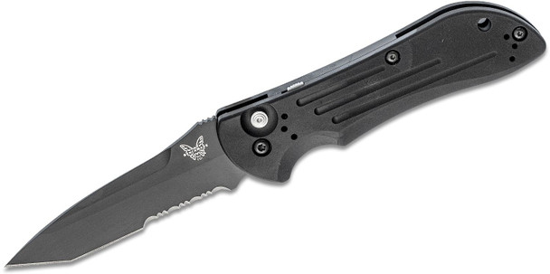 Benchmade 9101SBK Auto Stryker AUTOMATIC Folding Knife 3.6" Plain/Serrates Tanto Edge