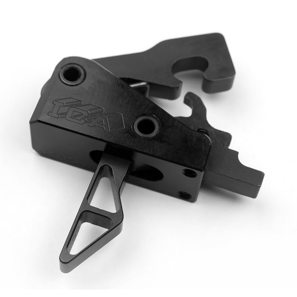 ICA Match Grade Single Stage Drop In Triggers Flat / Skeletonize Black Oxide