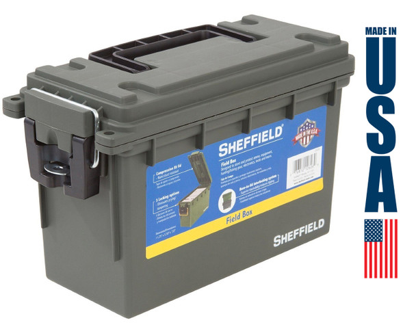 Sheffield Stackable Locking Field Ammo Boxes 6/Pack