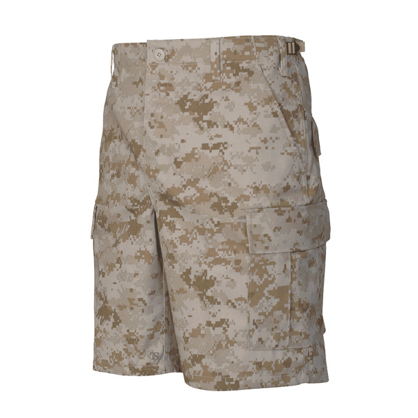 Tru-Spec 4276 BDU 65/35 Polyester Cotton Twill Shorts Desert Digital