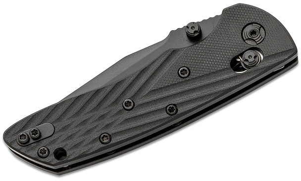 Hogue 24276 Deka Folding Knife  3.25" Clip Point Plain Edge Black G-10