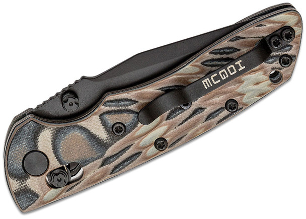 Hogue 24277 Deka Folding Knife 3.25" Clip Point Plain Edge FDE G-10