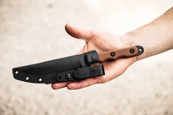 Tops Ranger BootLegger 2 w/Sawback Fixed Blade Knife 5" Plain/Serrated Edge