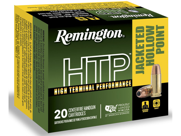 Remington HTP .40 S&W 155gr JHP Ammunition 20rds