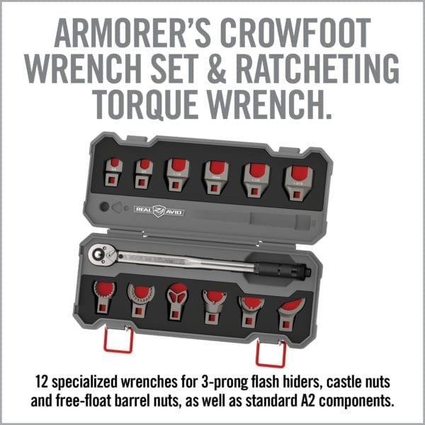 Real Avid Master-Fit 13-Piece AR15 Crowfoot Wrench Set