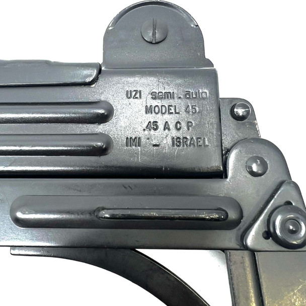 Action Arms Uzi Semi-Auto Model 45 .45ACP IMI Israel Rifle w/2 Mags, Dept Used