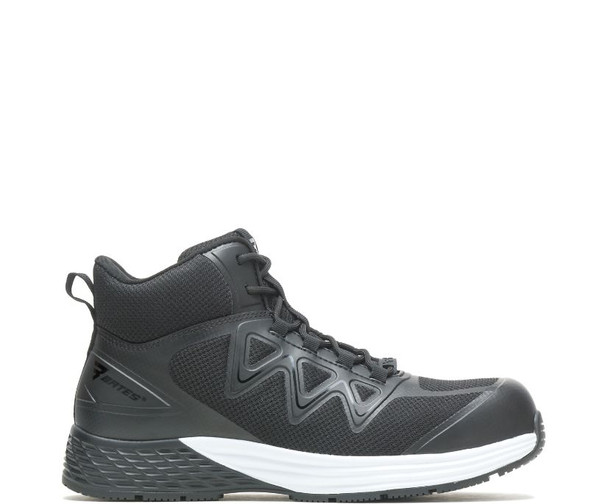 Bates E09100 Men's Rush Mid Work Composite Toe - Black