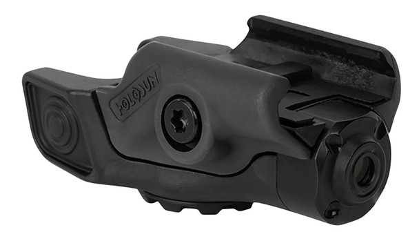 The Holosun Rail Mounted Laser (RML) is a single emitter pistol laser that features Excellent Zero Retention with tactile and audible windage & elevation adjustments and universal Picatinny Rail compatibility just like their Red Dots. The RML was designed for excellent Weapon Light Holster Compatibility and is available in Durable Polymer with the choice of IR, Red or Green laser emitter models. The Rail Mounted Laser's waterproof rating is IPX8. One 1/3N lithium battery is included.