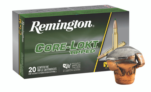Remington Core-Lokt Tipped .308 Winchester 165gr PP Ammunition 20rds