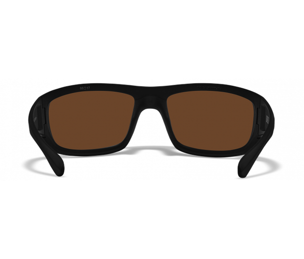 Wiley X Omega Jacob Wheeler Edition ACOME22 Black/Captivate Polarized Green Mirror