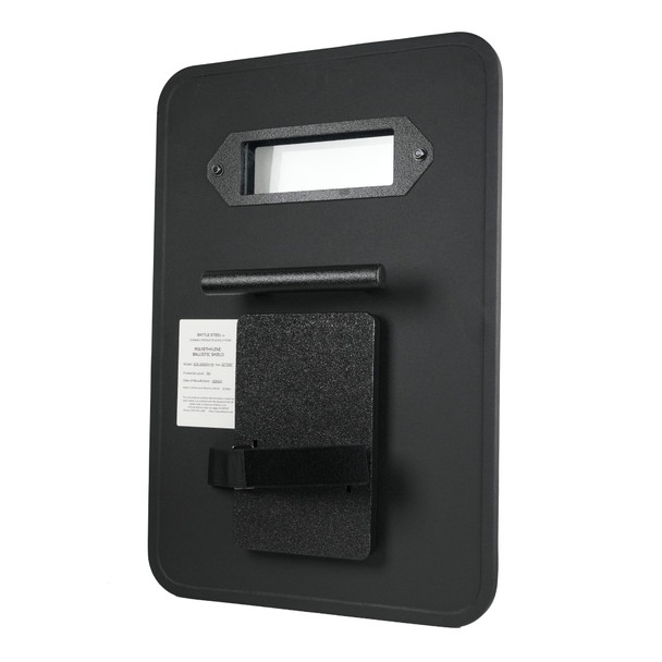 BattleSteel TACLite Level 3+ 20x30 M855/M80 7.62mm Rated Ballistic Shield with View-Port 30 Lbs. 