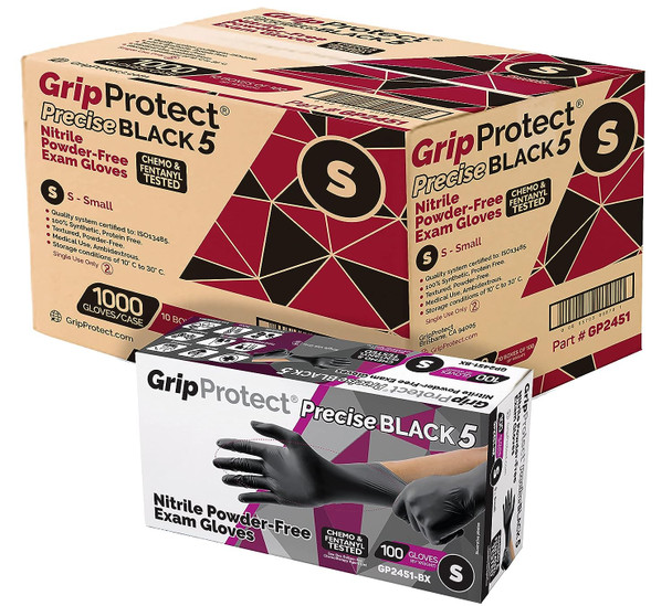 Medical Exam Grade: Manufactured to meet high testing requirements to be Exam Grade. Excellent hand protection and formulated to be durable yet soft for less hand fatigue. At 5 mils thickness, these nitrile gloves are over 40% thicker than standard 3.5 mil glove and 25% thicker than 4 mil gloves. Note 1 mil – 1/1,000 of an inch.