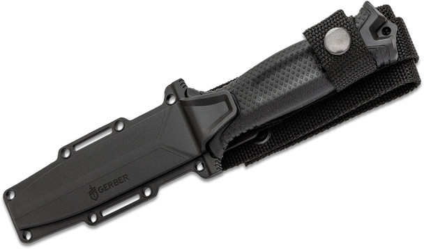 Gerber StrongArm Fixed Blade Knife 4.8" Plain Edge Black