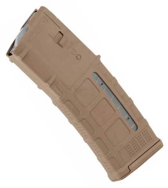 MAG556-MCT,The next-generation PMAG 30 AR/M4 GEN M3 Window is a 30-round 5.56x45 NATO (.223 Remington) polymer magazine for AR15/M4 compatible weapons that features transparent windows to allow rapid visual identification of approximate number of rounds remaining. Along with expanded feature set and compatibility, the GEN M3 Window incorporates new material technology and manufacturing processes for enhanced strength, durability, and reliability to exceed rigorous military performance specifications. While the GEN M3 is optimized for Colt-spec AR15/M4 platforms, modified internal and external geometry also permits operation with a range of additional weapons such as the HK 416/MR556A1/M27 IAR, British SA-80, FN SCAR MK 16/16S, and others.