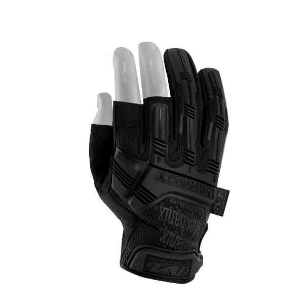 Mechanix Agilite Edition M-PACT Semi-Fingerless Black  Glove