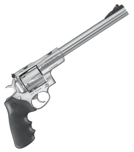 Ruger, Super Redhawk Standard, Double Action, Revolver, 44 Magnum, 9.5" Barrel, Stainless Steel, Satin Finish, Silver, Hogue Tamer Monogrip Grip, Adjustable Rear & Ramp Front Sight, 6 Rounds, KSRH-9