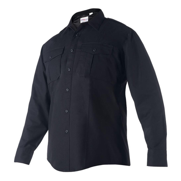 Flying Cross Men's Cross Fx Class B Long Sleeve Duty Shirt LAPD Navy