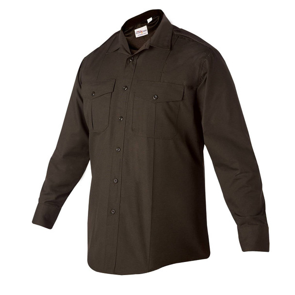 Flying Cross Men's Cross Fx Class B Long Sleeve Duty Shirt Brown