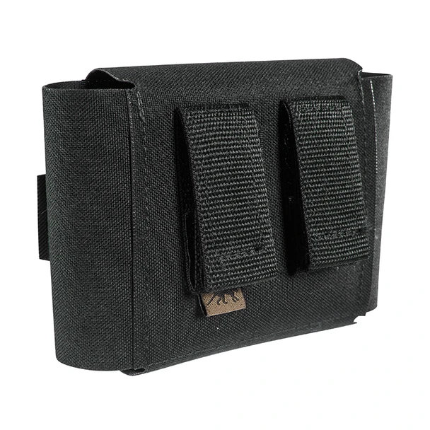 The TT Glove Pouch MKII is a small accessory belt pouch. Holds one pair of leather tactical gloves or two pairs of latex gloves. It can be carried horizontally or vertically. Hook-and-loop fastener for 1-2.15in/30-55mm width belt. (BELT NOT INCLUDED)

