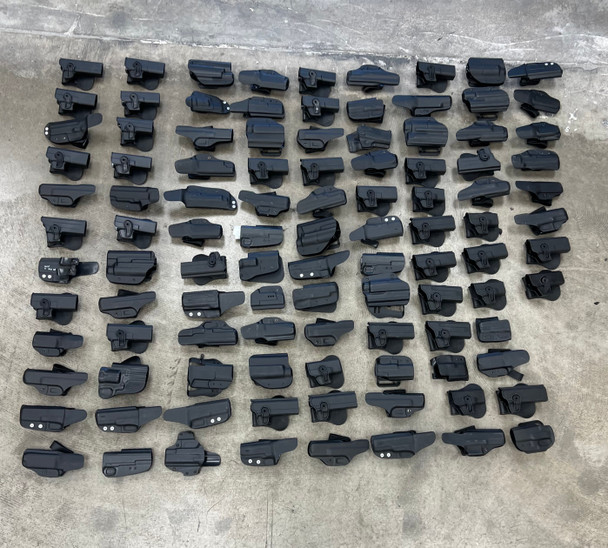 Lot of 104pc Assorted Kydex Holsters 