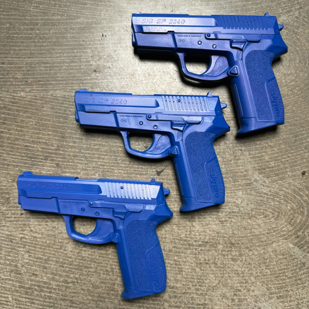 Lot of 3pc Sig SP 2340 .40SW Blue Gun, Never Issued 