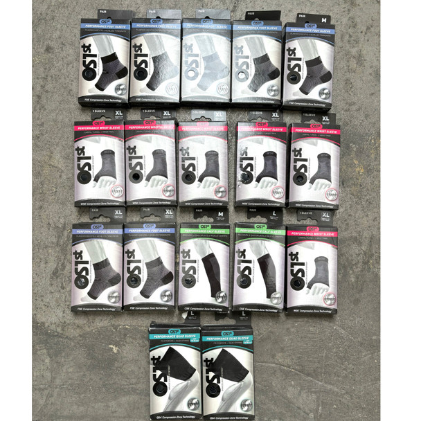 Lot of 17pc Assorted OS1st Performance Sleeve, New/Old Stock