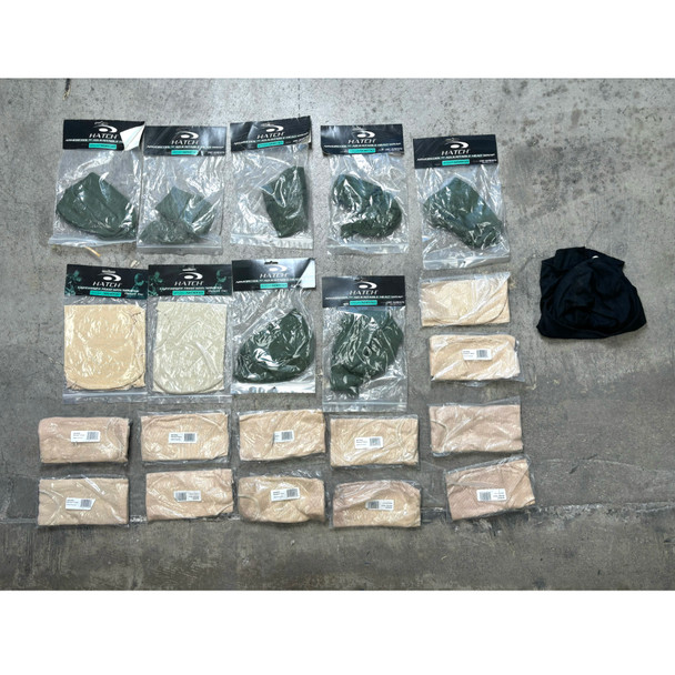 Lot of 22pc Assorted Head Wrap/Hood, New/Old Stock