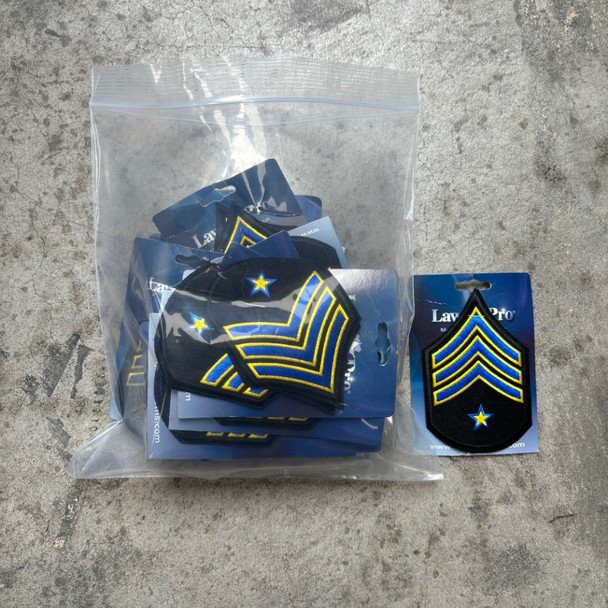 Lot of 29pc 2 Pack, LawPro Sergeant Chevron W/Star, New/Old Stock