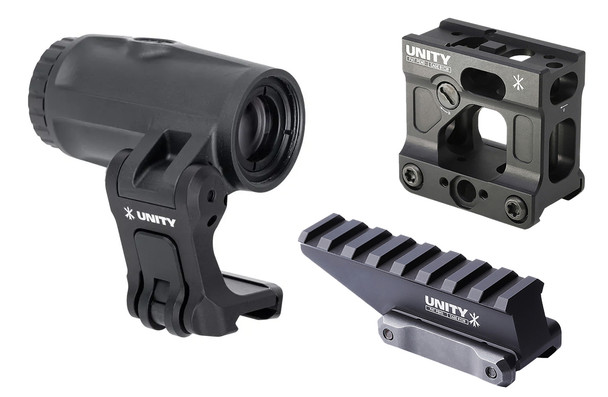 Unity FAST FTC 4X Magnifier w/FREE Aimpoint/EoTech Mount