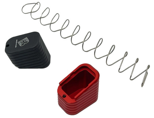Glock 17 Gen5 Magazine w/Red Battle Steel +6 Base Pad