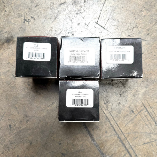 Lot of 4pcs Assorted Wileyx Eyewear lenses