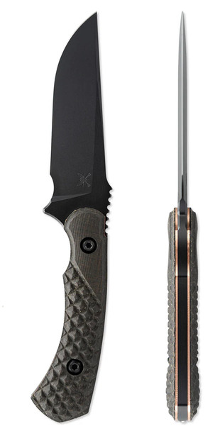 Toor Allied Brauler Fixed Blade Knives 3.8" Plain Edge