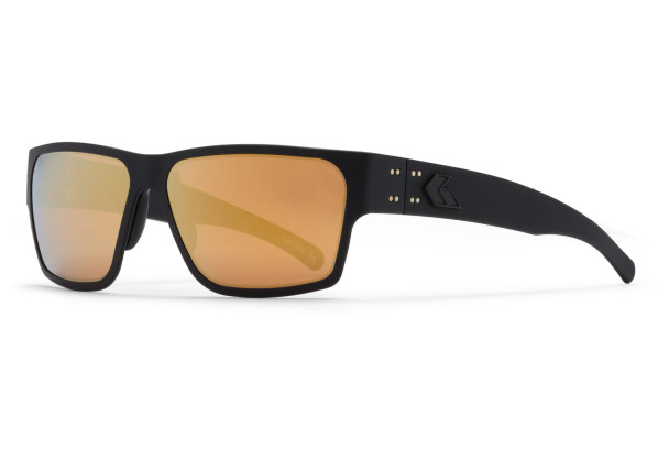 Gatorz Delta Rose Optimized Polarized (OPz) w/ Gold Mirror Black Frame Sunglasses