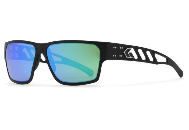 Gatorz M4 Green Mirror Polarized Black Sunglasses