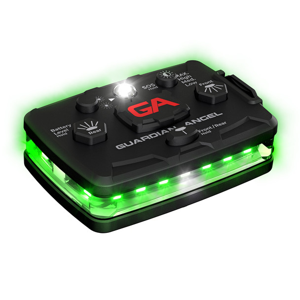 Guardian Angel Elite Series Wearable Safety Lights Green/Green