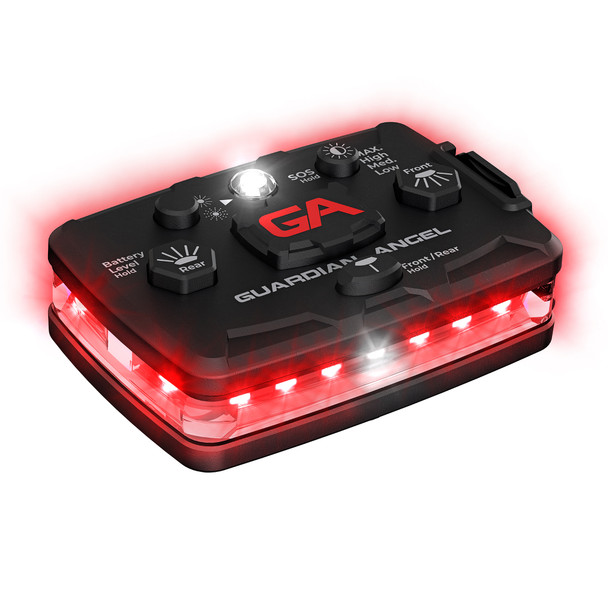 Guardian Angel Elite Series Wearable Safety Lights Red/Red