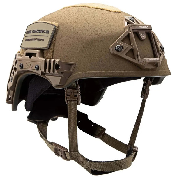 Team Wendy EXFIL Ballistic SL Helmet, 2 XL, Coyote Brown