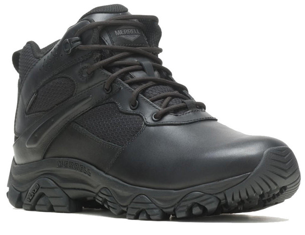 Merrell Men's Moab 3 Mid Tactical Response Waterproof Black Boot