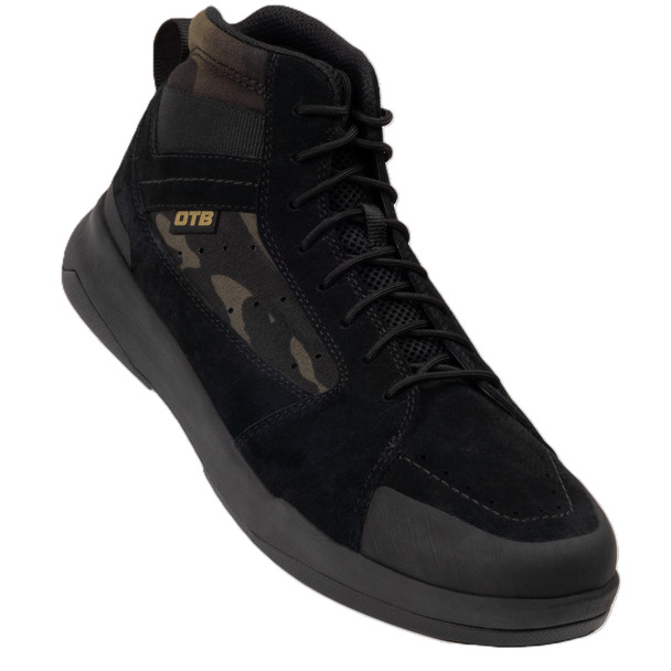 OTB Boots T-Kool #925 Mid Black Suede Boot