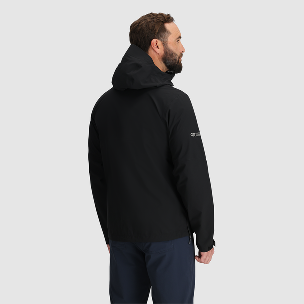 Outdoor Research Men's Foray 3L Black Rain Jacket