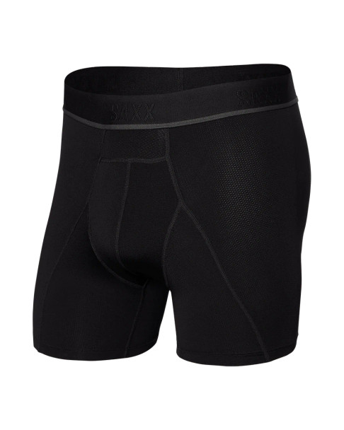 Saxx Kinetic Light-Compression Mesh Blackout Boxer Brief