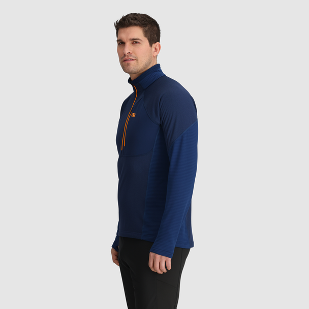 Outdoor Research Men's Deviator Fleece Half Zip Cenote Jacket