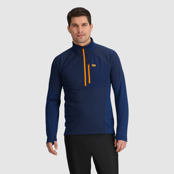 Outdoor Research Men's Deviator Fleece Half Zip Cenote Jacket