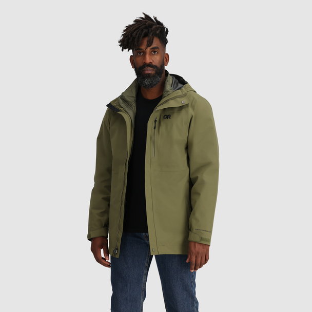 Outdoor Research Men's Foray 3L 3-in-1 Ranger Green Parka